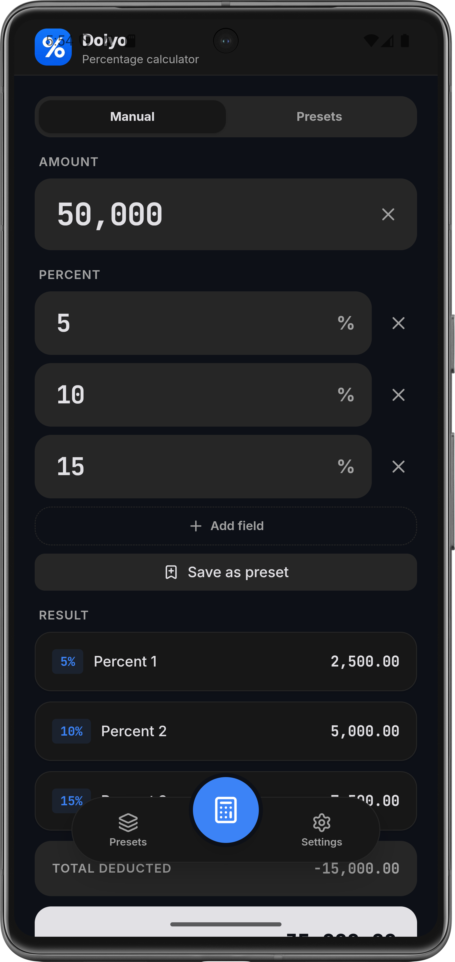 Dolyo — темна тема інтерфейсу